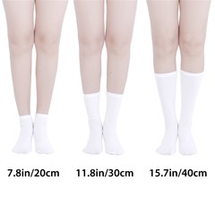 Smooth Crew Length Tube Socks