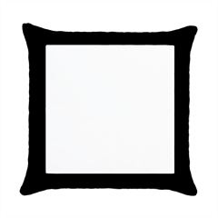 Throw Pillow Case (Black)