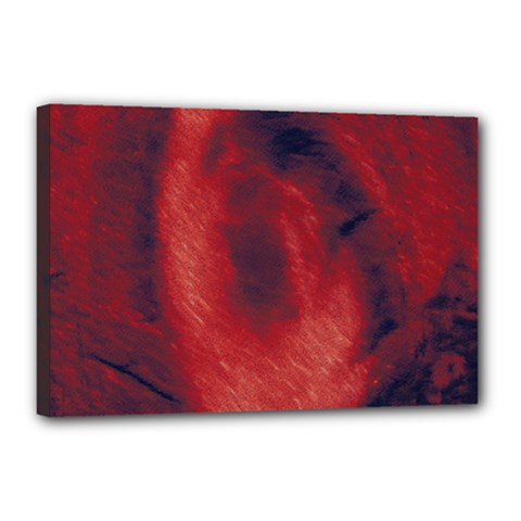 Blood Waterfall Canvas 18  X 12  (framed) by LokisStuffnMore