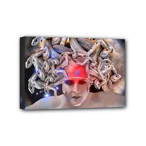 Medusa Mini Canvas 6  X 4  (framed) by icarusismartdesigns