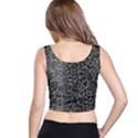 Black Cheetah Abstract All Over Print Crop Top View3