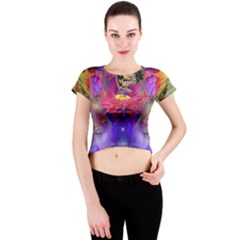 Crew Neck Crop Top by icarusismartdesigns