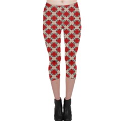 Cute Pretty Elegant Pattern Capri Leggings  by GardenOfOphir