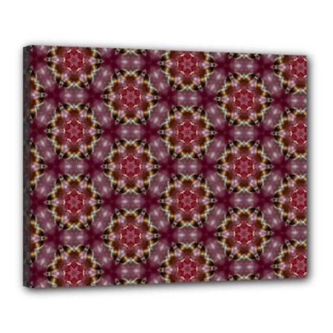 Cute Pretty Elegant Pattern Canvas 20  X 16  (framed) by GardenOfOphir