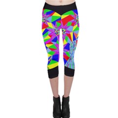 Star Seeker Capri Leggings  by icarusismartdesigns