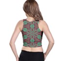 Green tribal star Racer Back Crop Top View2