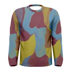 Watercolors Men Long Sleeve T-shirt by LalyLauraFLM