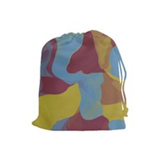 Watercolors Drawstring Pouch by LalyLauraFLM