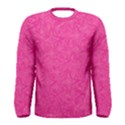 Abstract Stars In Hot Pink Men s Long Sleeve T-shirt View1