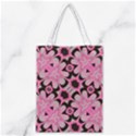 Powder Pink Black Abstract  Classic Tote Bag View1