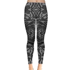 Trippy Black&white Abstract  Leggings  by OCDesignss