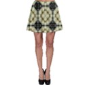 Faux Animal Print Pattern Skater Skirts View1