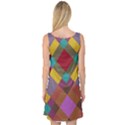 Shapes pattern Sleeveless Satin Nightdress View2