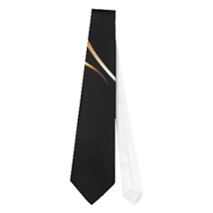 Beautiful Bird In Gold And Black Neckties (one Side)  by FantasyWorld7