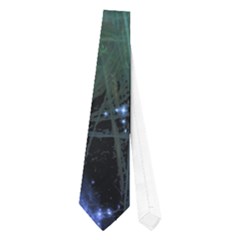 Funny Dolphin In The Universe Neckties (one Side)  by FantasyWorld7