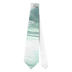 Funny Dolphin Jumping By A Heart Made Of Water Neckties (one Side)  by FantasyWorld7