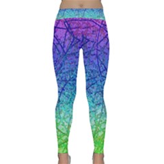 Grunge Art Abstract G57 Yoga Leggings by MedusArt