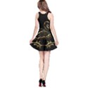 Wonderful Swan In Gold And Black With Floral Elements Reversible Sleeveless Dresses View2