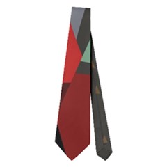 Blue, Gold, And Red Pattern Neckties (two Side) 