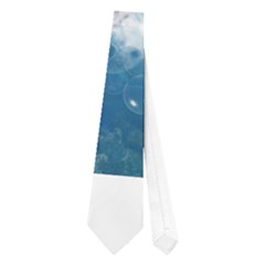 Awersome Marlin In A Fantasy Underwater World Neckties (one Side)  by FantasyWorld7