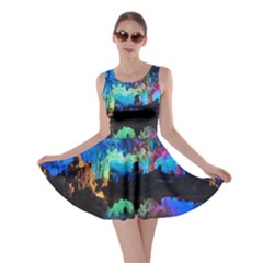 Reed Flute Caves 2 Skater Dresses by trendistuff