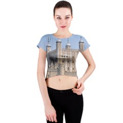 Tower Of London 2 Crew Neck Crop Top by trendistuff