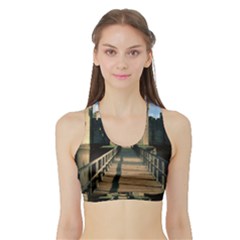 Bodiam Castle Women s Sports Bra With Border by trendistuff