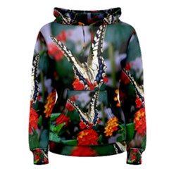 Butterfly Flowers 1 Women s Pullover Hoodies by trendistuff