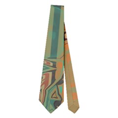 Brown Green Texture                              Necktie