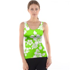 Lime Hawaiian Tank Top by AlohaStore