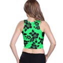 Dark Lime Hawaiian Racer Back Crop Top View2