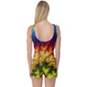 Amazing Special Fractal 25a One Piece Boyleg Swimsuit View2