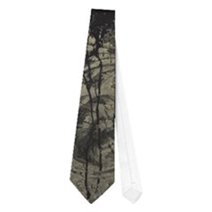 Wonderful Black Horses, With Floral Elements, Silhouette Neckties (one Side)  by FantasyWorld7