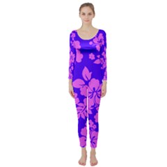 Hawaiian Evening Long Sleeve Catsuit by AlohaStore