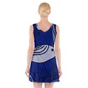 Blue bird V-Neck Sleeveless Skater Dress View2