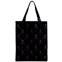 Surfing Motif Pattern Zipper Classic Tote Bag by dflcprints