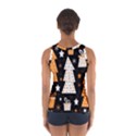 Orange playful Xmas Women s Sport Tank Top  View2