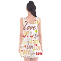 Valentine s day pattern Scoop Neck Skater Dress View2