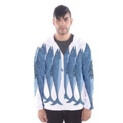 Mackerel Hooded Wind Breaker (men) by Valentinaart