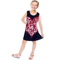 Valentine s Day Design Kids  Tunic Dress by Valentinaart