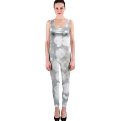Light Circles, Watercolor Art Painting Onepiece Catsuit by picsaspassion