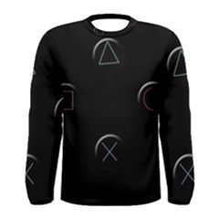 Joystick  Men s Long Sleeve Tee by Valentinaart