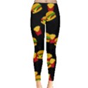 Hamburgers and french fries pattern Leggings  View1