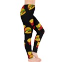 Hamburgers and french fries pattern Leggings  View4