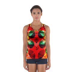 Abstract Digital Design Women s Sport Tank Top  by Amaryn4rt