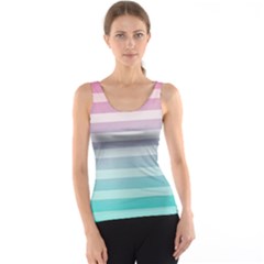 Colorful Vertical Lines Tank Top by Brittlevirginclothing