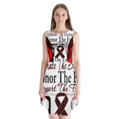 Sickle Cell Is Me Sleeveless Chiffon Dress   by shawnstestimony