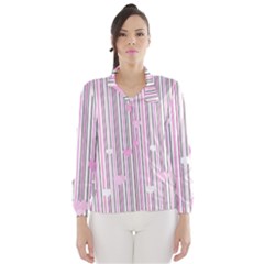 Pink Love Wind Breaker (women) by Valentinaart