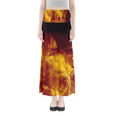 Ablaze Abstract Afire Aflame Blaze Maxi Skirts by Amaryn4rt