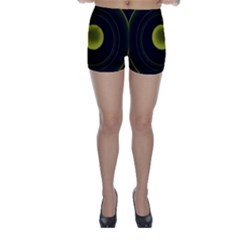 Abstract Futuristic Lights Dream Skinny Shorts by Amaryn4rt